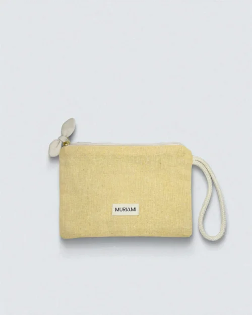 MINI GOLDEN YELLOW NECESSAIRE